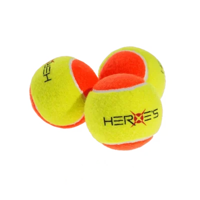 Kit com 3 bolas de beach tennis Heroes
